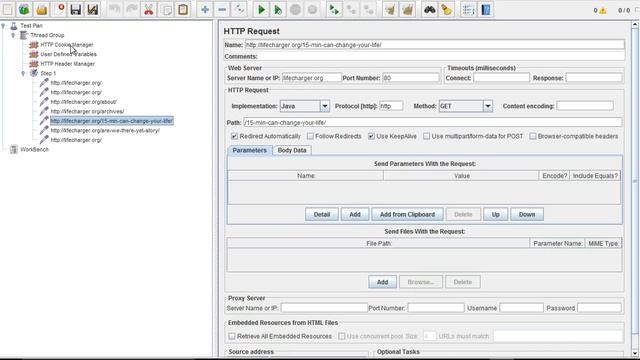 JMeter Beginner Tutorial 5 - How to record a UI (web) Test смотреть онлайн