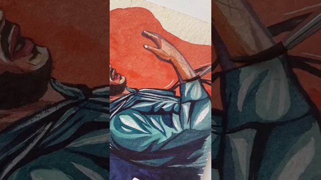 кайфанула от этой работы ✨ что скажешь? #веном #акварель #художник #рек смотреть онлайн