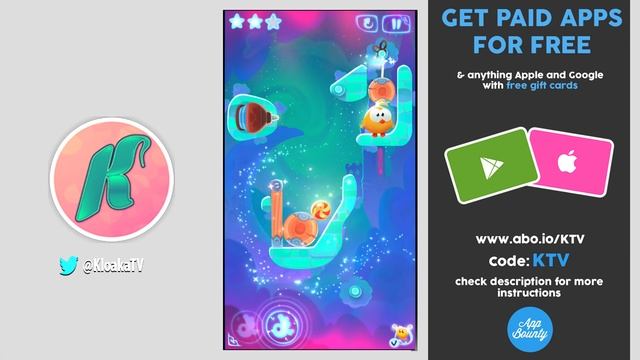 Cut The Rope: Magic - Level 50-3 Sky Castle - 3 Star Walkthrough смотреть онлайн