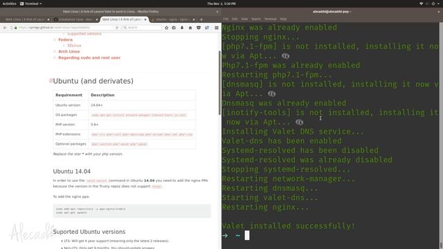 Working with Linux - How to Install Valet Linux and MariaDB смотреть онлайн