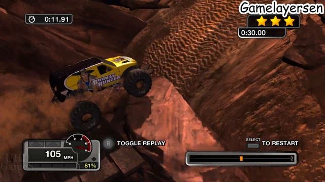 Monster Jam Battlegrounds (PS3) gameplay 4K смотреть онлайн