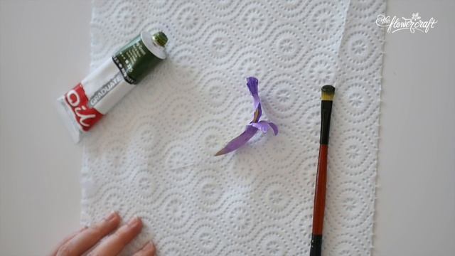How to make Iris flower out of air dry clay - Tutorial part 2 смотреть онлайн