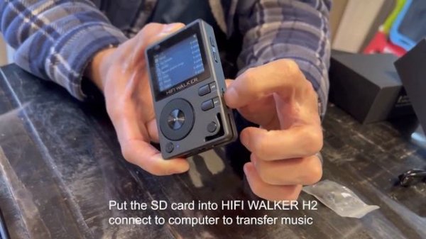 HIFI WALKER H2 High Resolution MP3 Player with Bluetooth