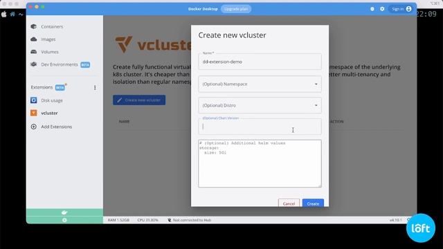 vcluster Extension for Docker Desktop - Demo смотреть онлайн