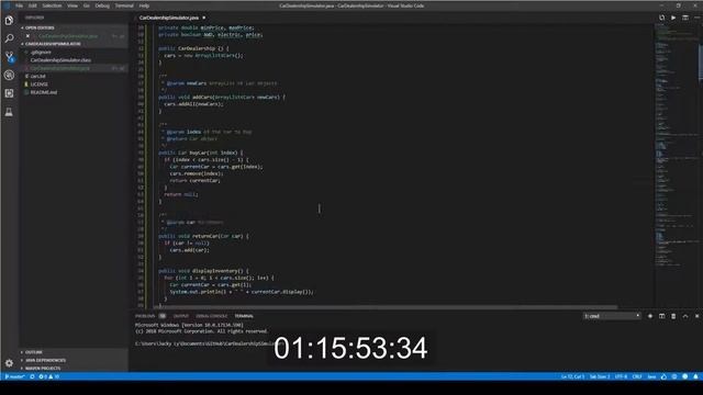 Timelapse: Writing a Java program from start to finish | Objects & Inheritance смотреть онлайн