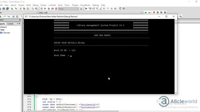 Library management system project in C смотреть онлайн