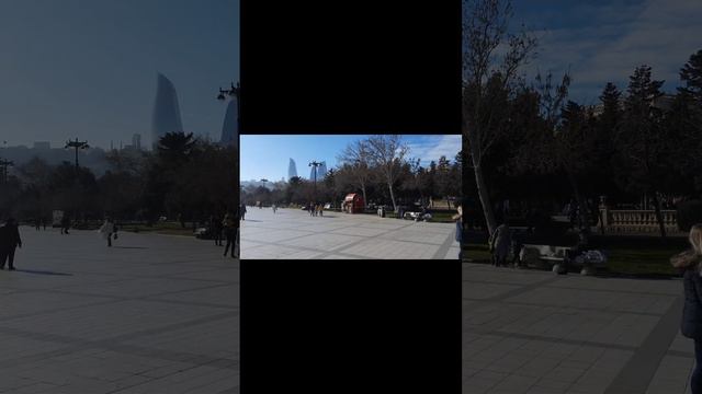 Парк Баку,Море,Девечья башня. #полезная_еда #видео #каспийскоеморе смотреть онлайн