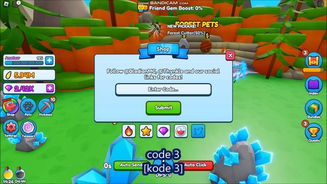 *ALL CODES WORK* [SECRETS❓❓❓] Pickaxe Mining Simulator ROBLOX | 12 JANUARY 2023 смотреть онлайн