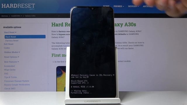 Hard Reset Samsung Galaxy A30s – Wipe All Data / Remove Screen Lock смотреть онлайн