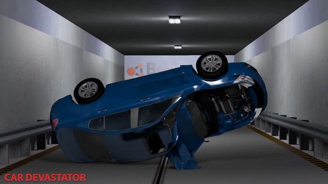 Varied Crash Tests #20 - Ford Focus NA2 | BeamNG Drive смотреть онлайн