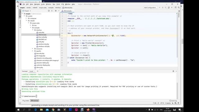 Virtual POS Printer. Recipt Printer Emulator.