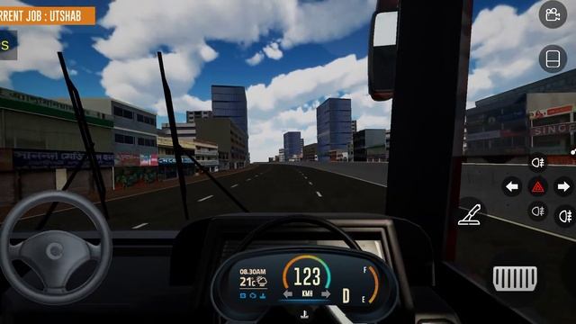 Bus simulator bangladesh Dhaka to Narayanganj driving gameplay смотреть онлайн