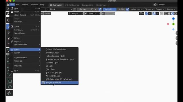Blender 2.8 2D Animation: how to import an image смотреть онлайн