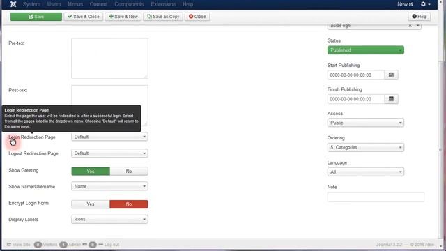 Joomla 3.x. How To Set/Change Login Redirect смотреть онлайн