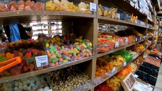Магазин сладостей и сухофруктов! Рынок "Тащян и К! Красиво!!!?ЛАЗАРЕВСКОЕ СЕГОДНЯ?СОЧИ. смотреть онлайн