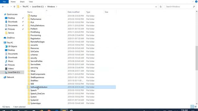 ✔️ Windows 10 - Delete the SoftwareDistribution Folder - Fix Windows Update - How to Troubleshoot смотреть онлайн