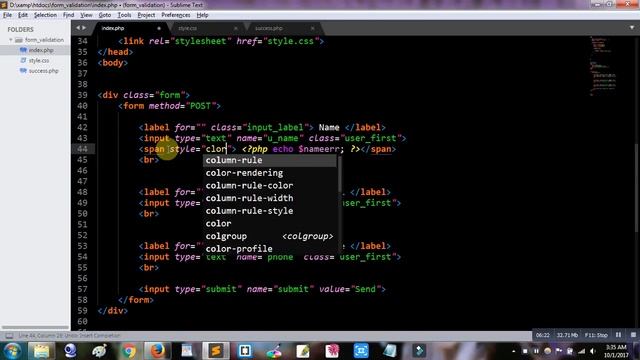 Form Validation BY PHP Bangla PART_1 смотреть онлайн