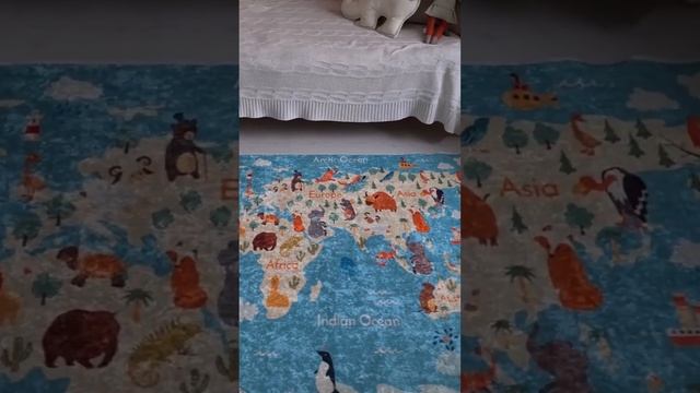 Коврик для детской комнаты, плюшевый, размер 120х180, Турция смотреть онлайн