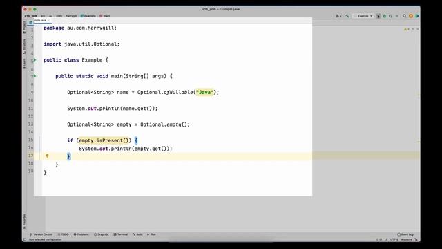 Functional Programming Part 6 - Optional Class - JavaCertification 11 Certification смотреть онлайн