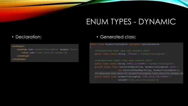 SAP Commerce/Hybris: collection and enum types смотреть онлайн