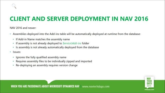 NAV TechDays 2015: Client Add ins Black Belt bringing NET and JavaScript together смотреть онлайн