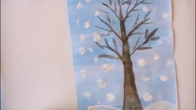 "БЕЛЫЙ СНЕГ ПУШИСТЫЙ" РИСУЮТ МАЛЫШИ смотреть онлайн