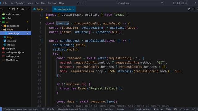 Refactoring Custom HTTP Hook Logic - React JS || Hindi || Coding Scenes смотреть онлайн