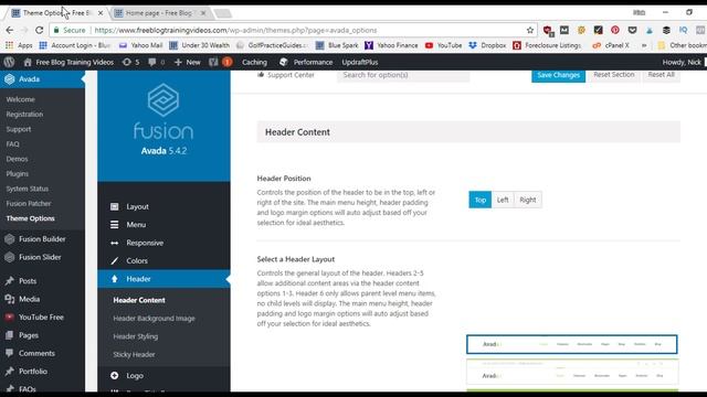 Avada Tutorial - Customizing the Menu Header Area смотреть онлайн