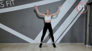 Жиросжигающая тренировка на все тело┃500 калорий за три круга