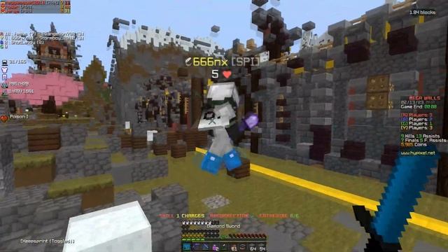 Hackusations + incredible phoenix fights - (Hypixel Mega Walls) смотреть онлайн