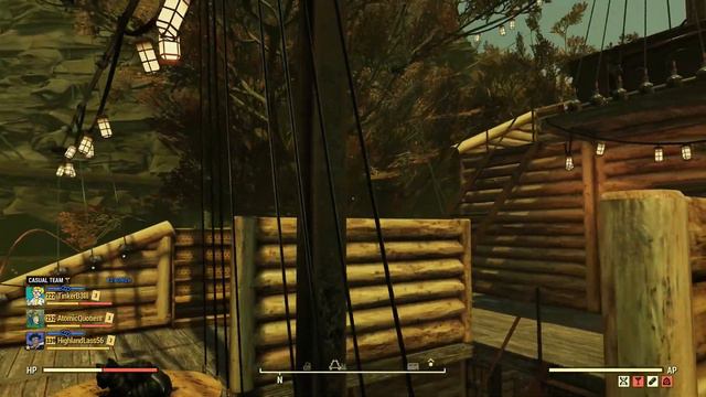 Fallout 76 - Cool Boat Camp - (HighLandLass56's Camp) смотреть онлайн