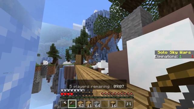 ХАРДКОРНЫЙ СКАЙ ВАРС НА НОВОМ СЕРВЕРЕ! MINECRAFT PE (MCPE , МКПЕ) SKYWARS 1.16.40 смотреть онлайн