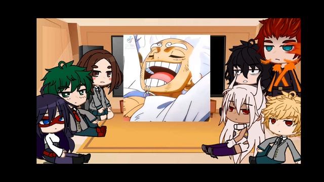 Mha react to Luffy Gear 5 // Gacha club смотреть онлайн