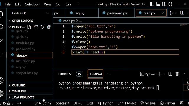 Python Programs|23|file handeling смотреть онлайн