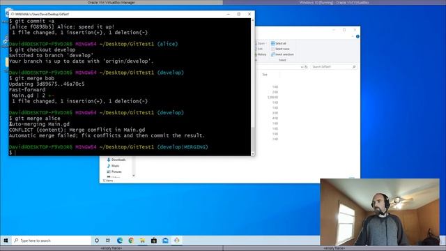 Godot and Git (part 6): 3-way Merge and Merge Conflicts смотреть онлайн