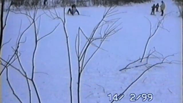 Тюмень  Воронинские горки  Как учились кататься на горных лыжах