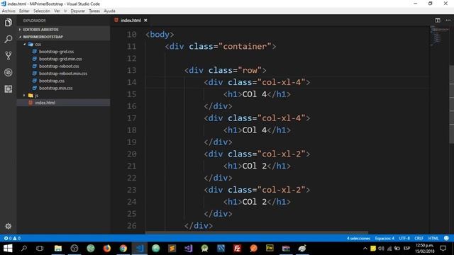 Introducción bootstrap 4 смотреть онлайн