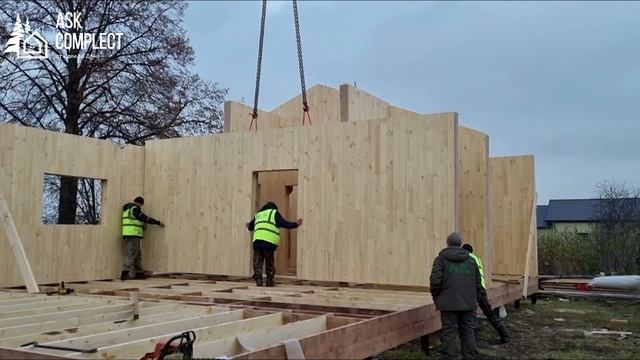 Сборка домокомплекта THERMOWOOD - часть 2 смотреть онлайн