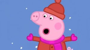 Свинка Пеппа Снег на украинском языке