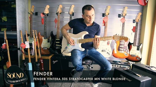 Fender Vintera 50s Stratocaster videorecensione смотреть онлайн