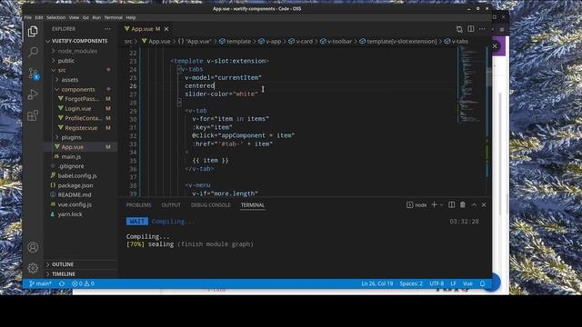 Tiding Up VuetifyJS Components Project Updates To Tab Navigation - Fedorae Education смотреть онлайн