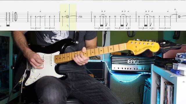 Deep Purple - The Mule main theme guitar lesson смотреть онлайн