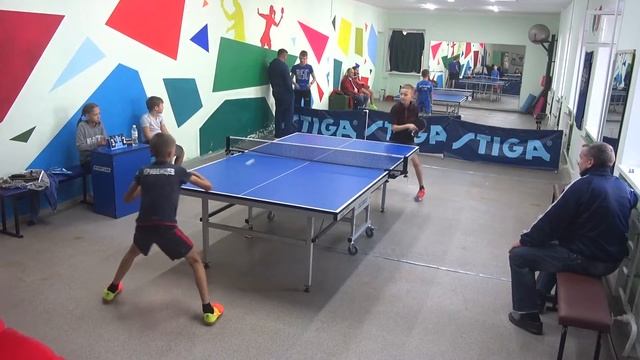 Турнир по настольному теннису. Украинский Глеб (Михайловск) - Кривенцев Владислав (Солнечнодольск) смотреть онлайн