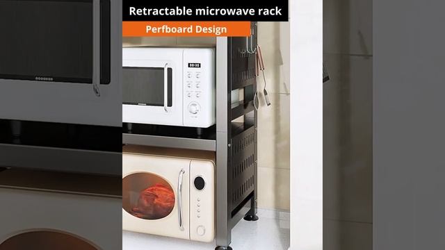 Joybos®3-Tier Expandable Microwave Shelf for Kitchen Counter смотреть онлайн