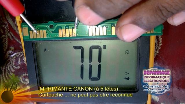 Imprimante CANON à 5 cartouches ERREUR Cartouches .... non reconnues смотреть онлайн