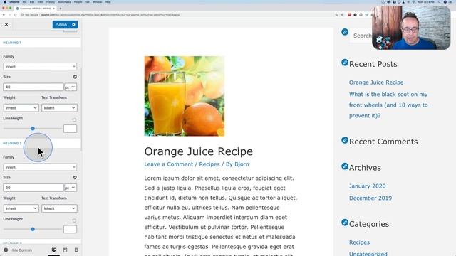 How To Change Font Size In WordPress (2 ways) - Default, Post Titles, Menus, Widgets, Header, Foote смотреть онлайн
