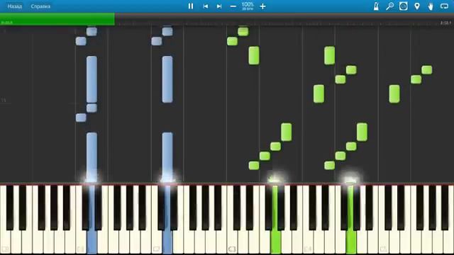 Star Wars - Jedi Temple 501st Legion March (Synthesia piano tutorial) смотреть онлайн