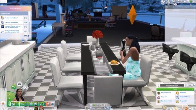The Sims 4 Scenario Proud Parent Ep 2 no commentary. Started a family. смотреть онлайн