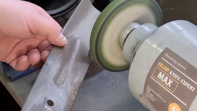 как заточить нож от газонокосилки? смотреть онлайн