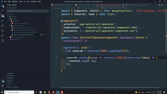 101. RxJS SwitchAll Operator. Learn RxJS Join Category SwitchAll operator - RxJS. смотреть онлайн